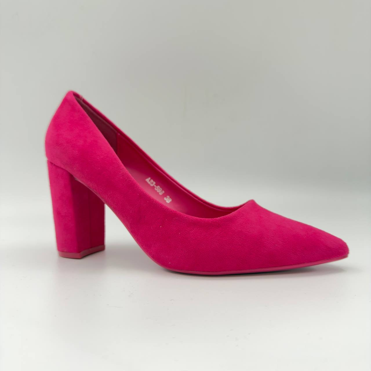 PANTOFI FUCSIA CATIFEA