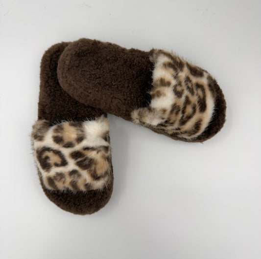 PAPUCI DE CASĂ ANIMAL PRINT